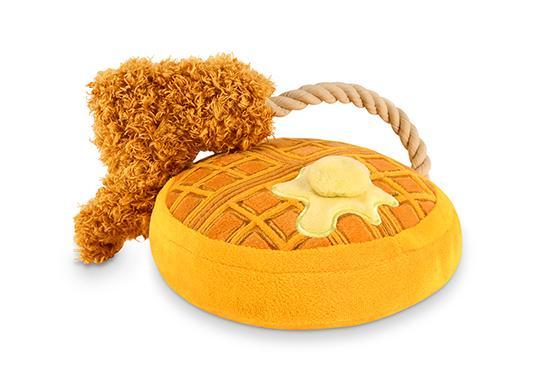 Barking Brunch Chicken and Woofles Dog Toy-Four Muddy Paws
