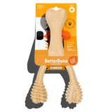 BetterBone Tough All-Natural Sustainable Chew Toy Large Beef Flavor-Four Muddy Paws
