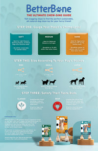 BetterBone Tough All-Natural Sustainable Chew Toy Mini Beef Flavor-Four Muddy Paws