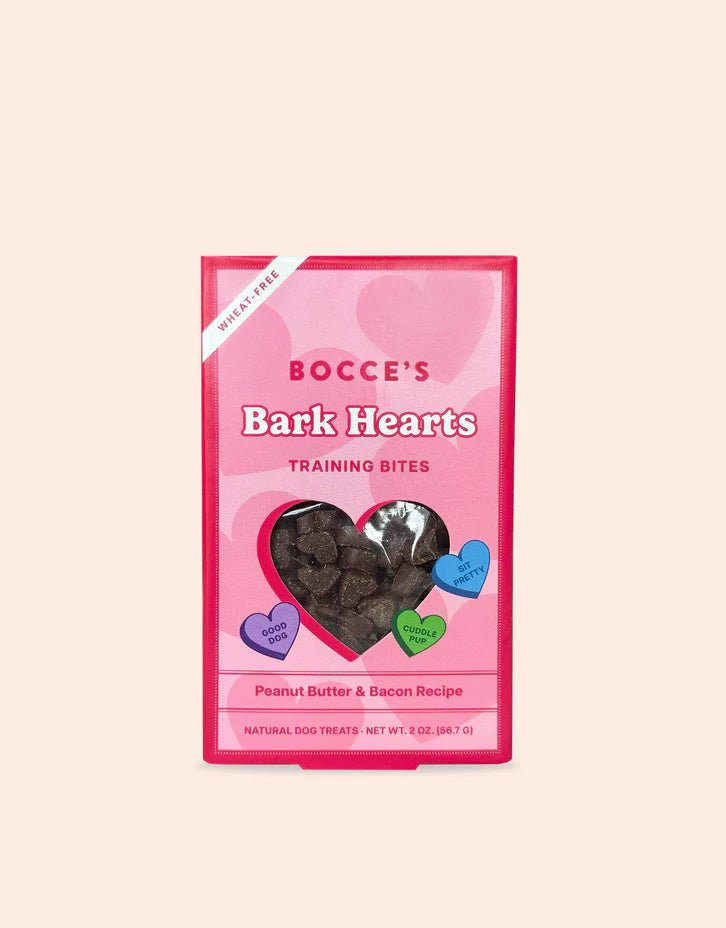 Bocce's Bark Hearts Soft Chews 2oz-Four Muddy Paws