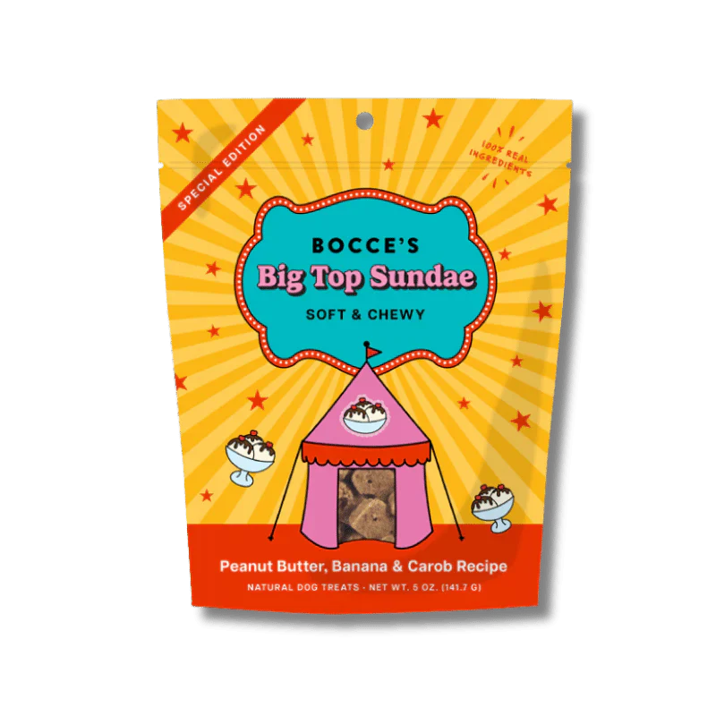 Bocce's Big Top Sundae Soft Chews 6oz-Four Muddy Paws