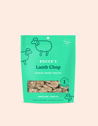 Bocce's Freeze Dried Lamb Chop Dog Treats 3oz-Four Muddy Paws