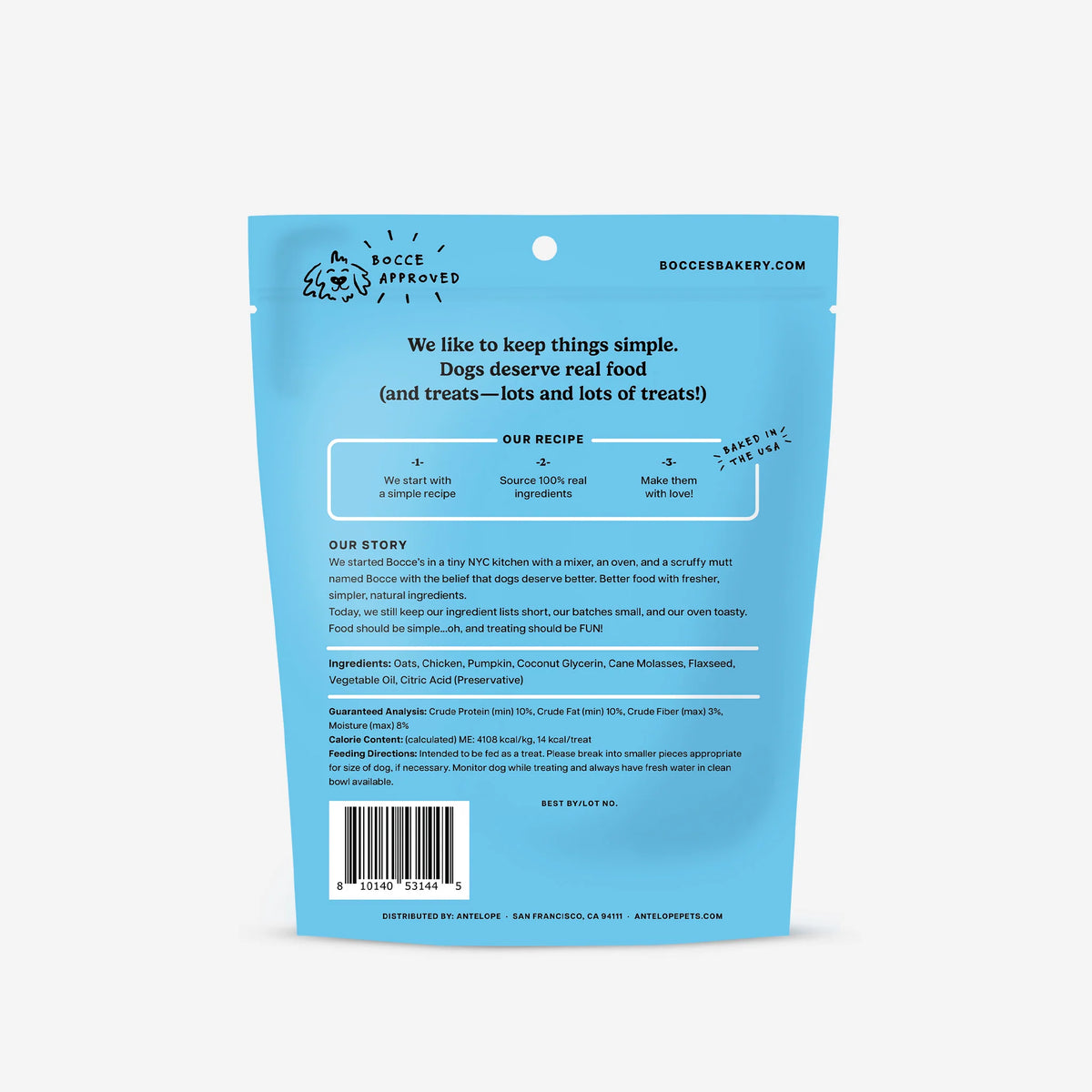 Bocce's Magician's Chik'n Soft Chews 6oz-Four Muddy Paws