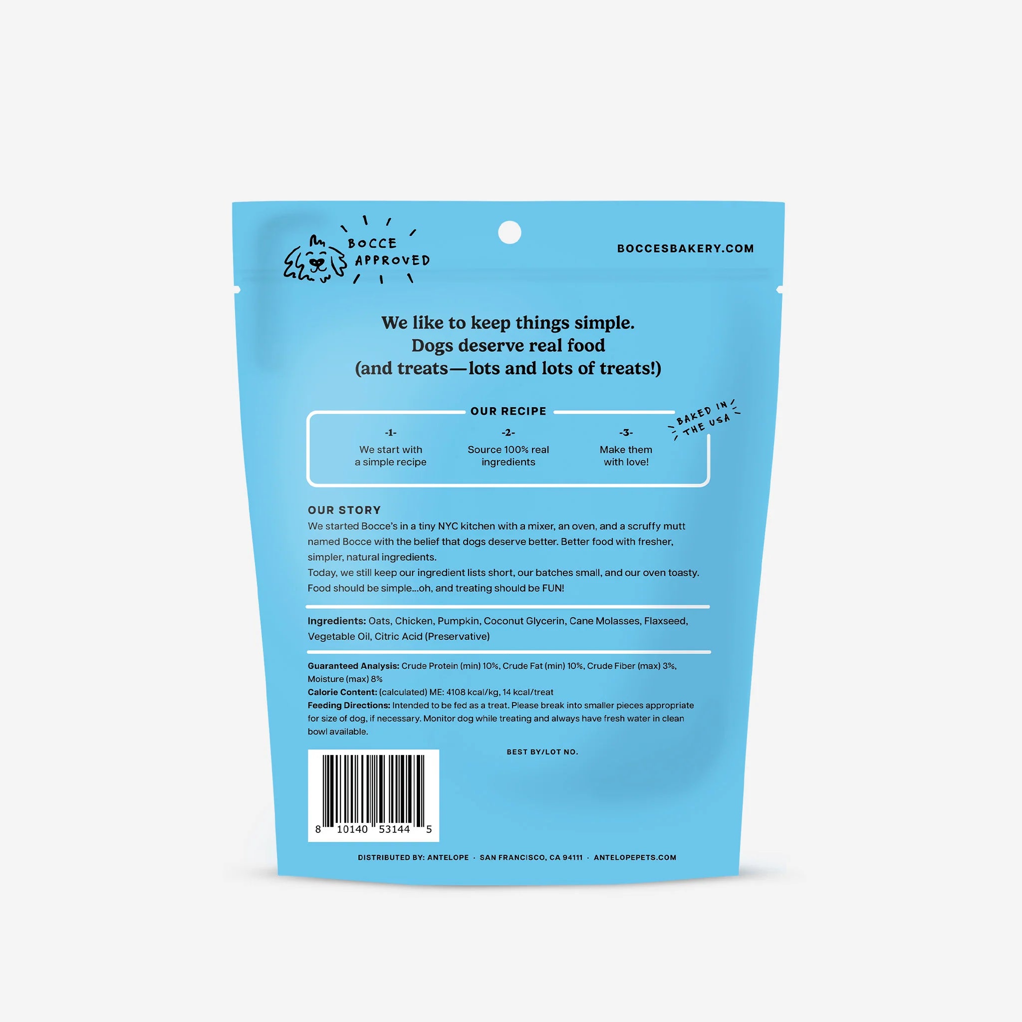 Bocce's Magician's Chik'n Soft Chews 6oz-Four Muddy Paws