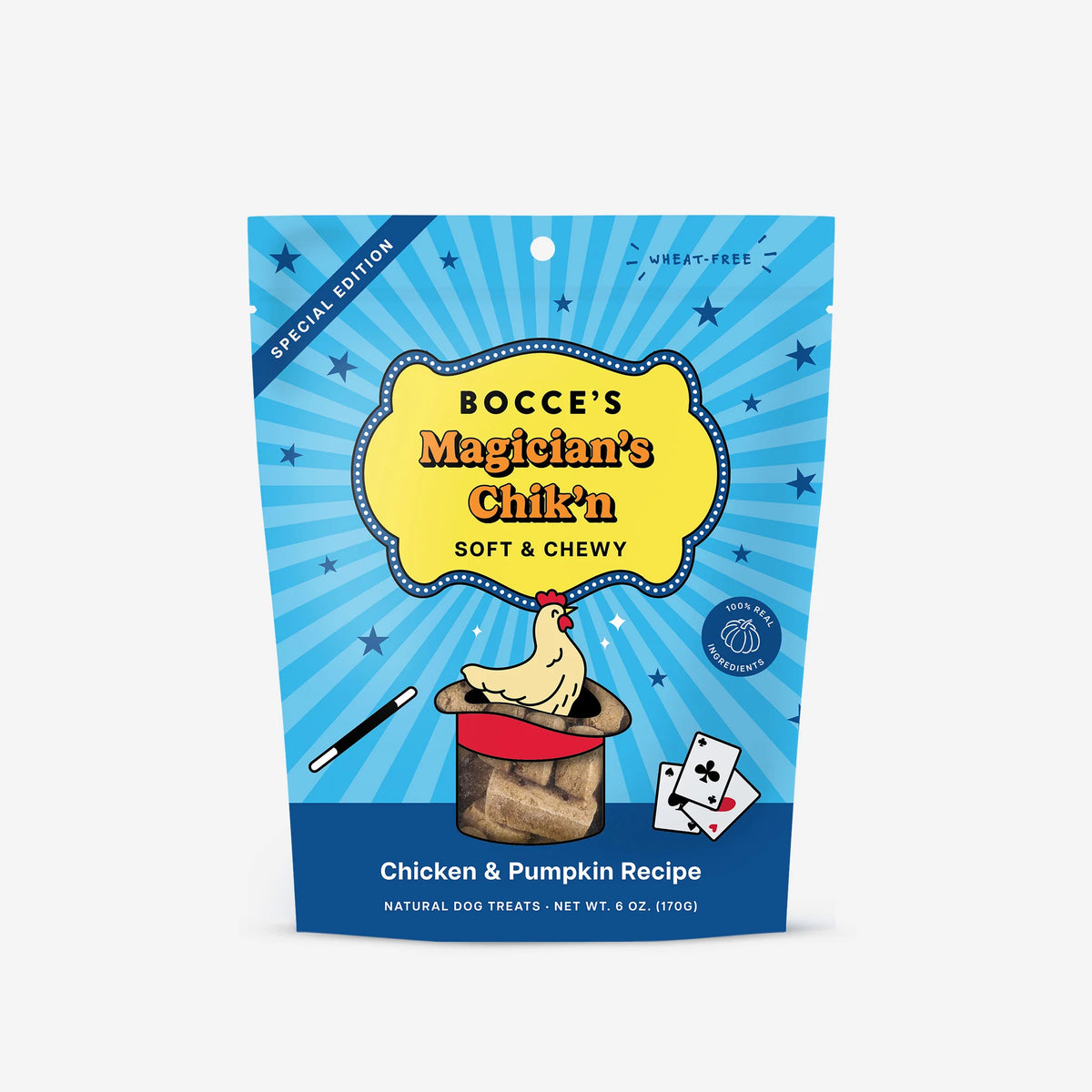 Bocce's Magician's Chik'n Soft Chews 6oz-Four Muddy Paws