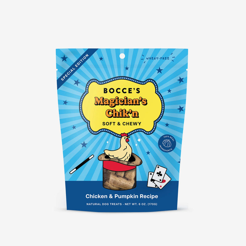 Bocce's Magician's Chik'n Soft Chews 6oz-Four Muddy Paws
