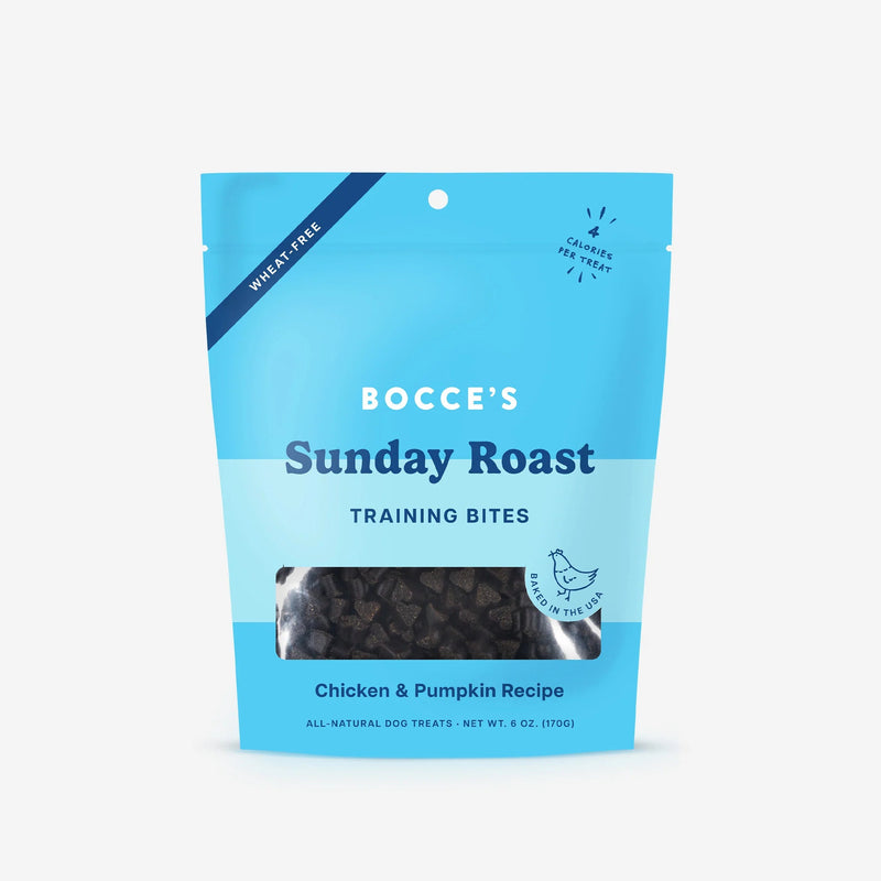 Bocce's Sunday Roast Chicken & Pumpkin Training Treats 6oz-Four Muddy Paws