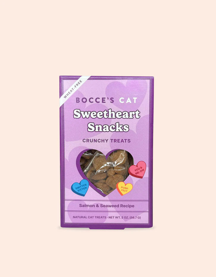 Bocce's Sweethearts Snacks Cat Treat 2oz-Four Muddy Paws