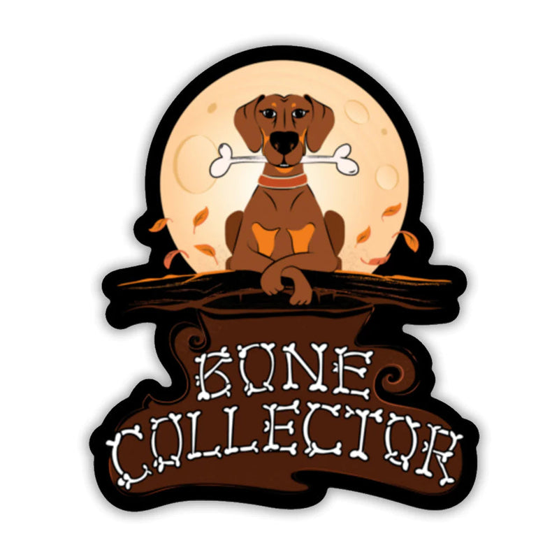 Bone Collector Sticker-Four Muddy Paws