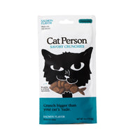 Cat Person Cat Crunchies Salmon Treat 2oz-Four Muddy Paws