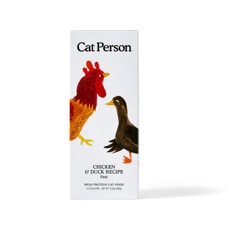 Cat Person Chicken & Duck Paté Cat Cup 2.75oz-Four Muddy Paws