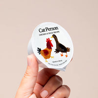 Cat Person Chicken & Duck Shreds in Broth Cat Cup 2.75oz-Four Muddy Paws