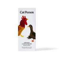 Cat Person Chicken & Duck Shreds in Broth Cat Cup 2.75oz-Four Muddy Paws