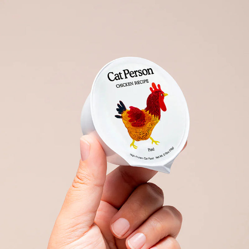 Cat Person Chicken Paté Cat Cup 2.75oz-Four Muddy Paws