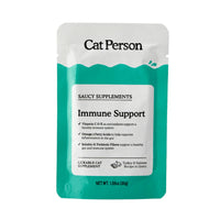 Cat Person Immune Support Supplement Turkey Pouch 1.05oz-Four Muddy Paws