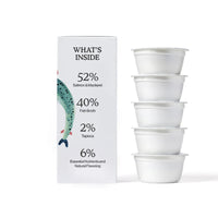 Cat Person Salmon & Mackerel Shreds in Broth Cat Cup 2.75oz-Four Muddy Paws