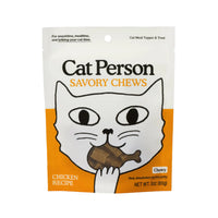 Cat Person Soft Chews Chicken Treats 3oz-Four Muddy Paws