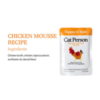 Cat Person Topper Chicken Mousse Cat Pouch 3oz-Four Muddy Paws