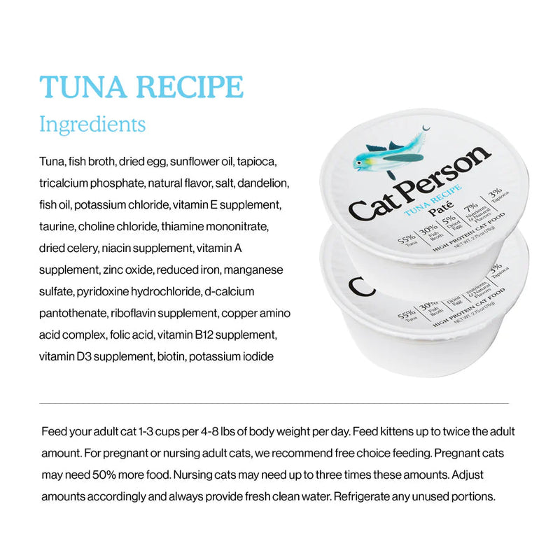 Cat Person Tuna Paté Cat Cup 2.75oz-Four Muddy Paws