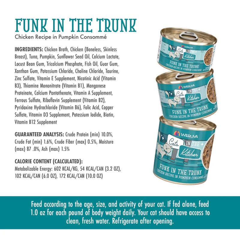 Cats in the Kitchen Cans Funk in the Trunk 3.2oz-Four Muddy Paws