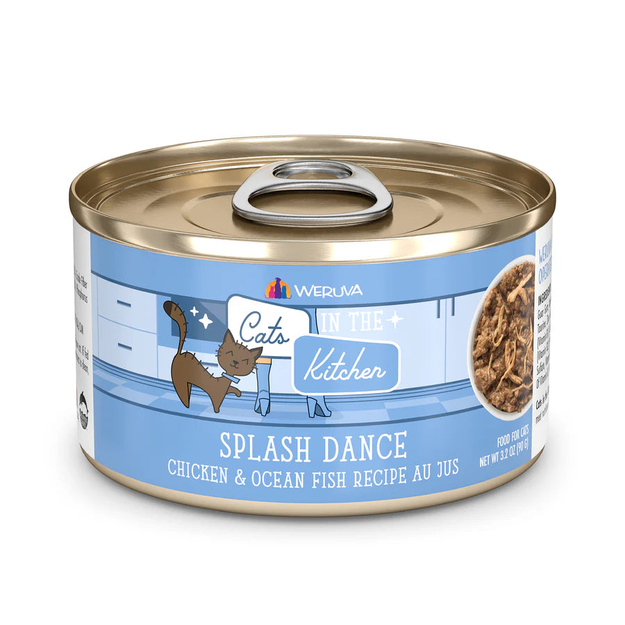 Cats in the Kitchen Cans Splash Dance 3.2oz-Four Muddy Paws