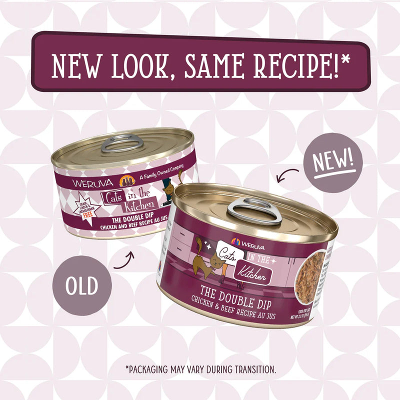 Cats in the Kitchen The Double Dip 3.2oz Can-Four Muddy Paws