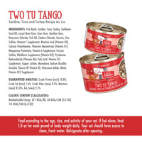 Cats in the Kitchen Two tu Tango 3.2oz Can-Four Muddy Paws