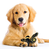 Cavall Art Deco Bee Dog Toy-Four Muddy Paws