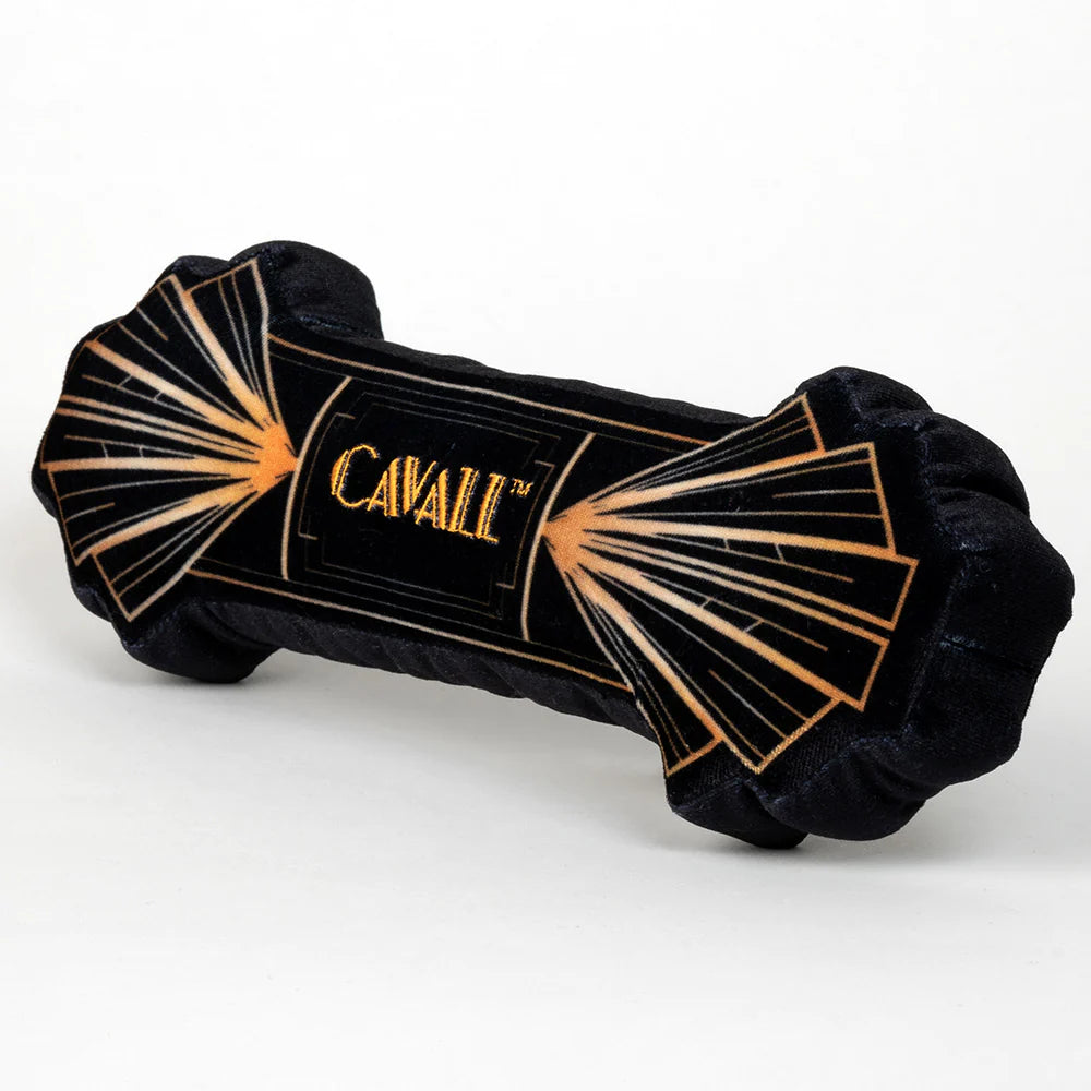 Cavall Art Deco Bone Dog Toy-Four Muddy Paws
