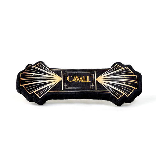 Cavall Art Deco Bone Dog Toy-Four Muddy Paws