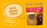Charlee Bear Grain Free Bear Crunch PB & Banana Treats 8oz-Four Muddy Paws