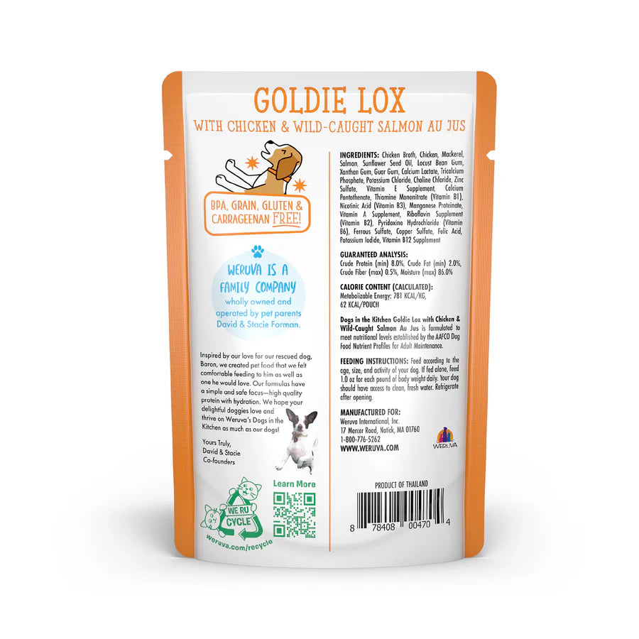 Dogs in the Kitchen Goldie Lox 2.8oz-Four Muddy Paws