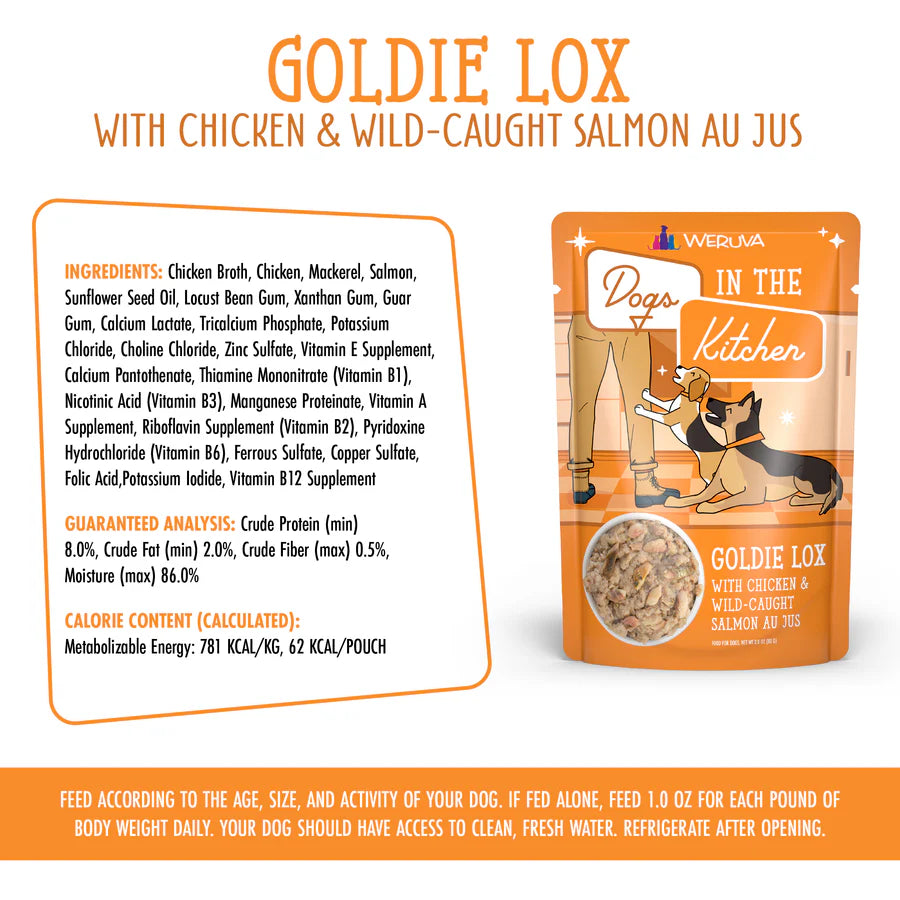 Dogs in the Kitchen Goldie Lox 2.8oz-Four Muddy Paws