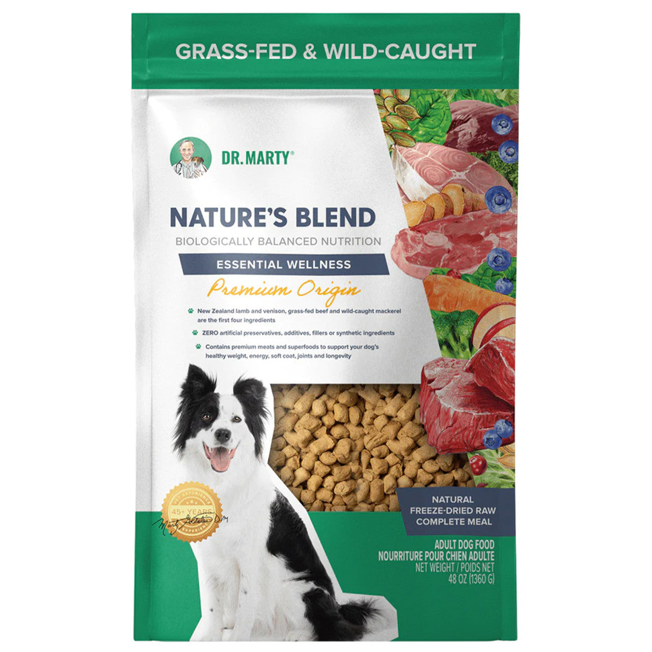 Dr. Marty Nature's Blend Essential Wellness 48oz-Four Muddy Paws