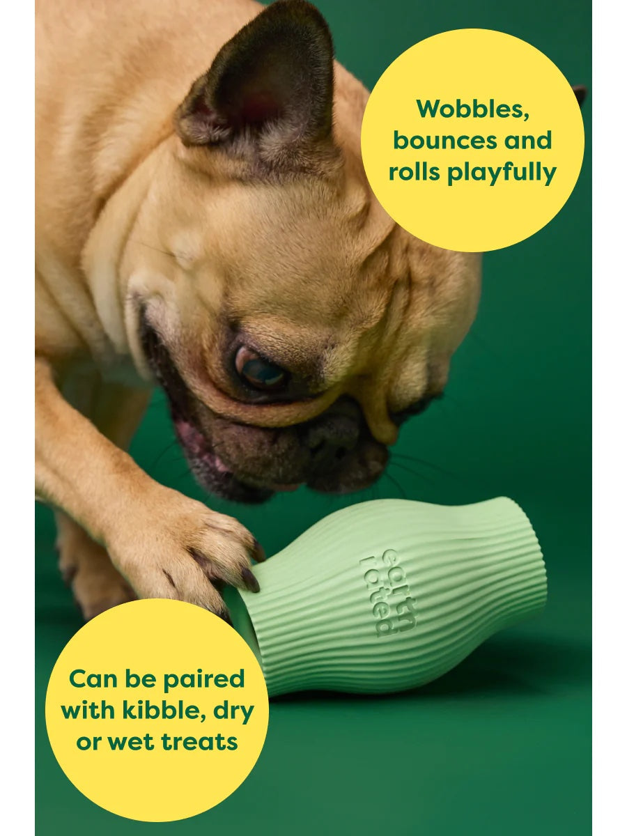 Earth Rated Green Rubber Dog Treat Toy Small-Four Muddy Paws