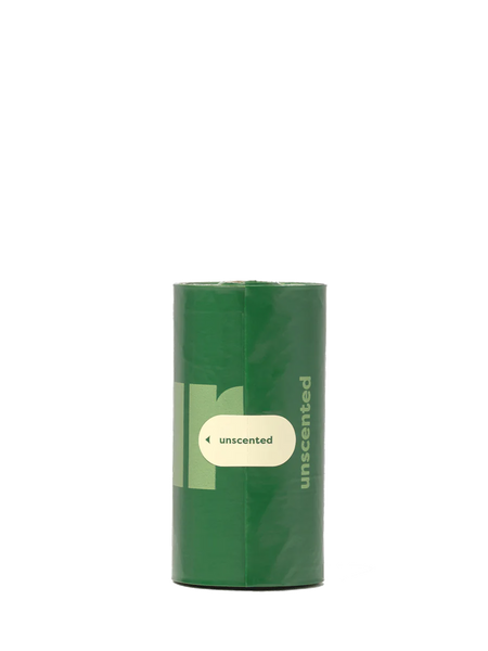 Earth Rated Poop Bags 8 Unscented Refill Rolls 120ct-Four Muddy Paws