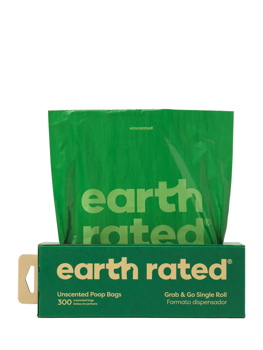 Earth Rated Poop Bags Bulk Pack Lavender Scented 300ct-Four Muddy Paws