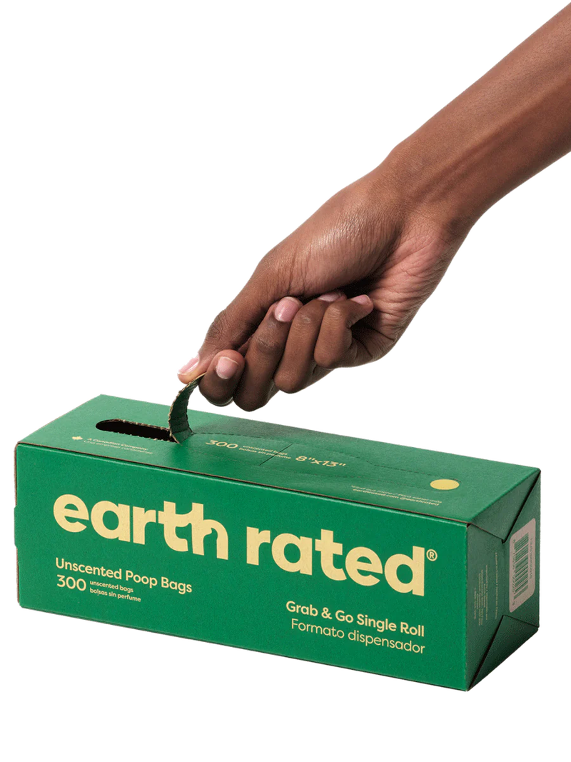 Earth Rated Poop Bags Bulk Pack Lavender Scented 300ct-Four Muddy Paws