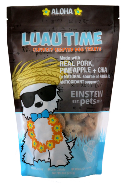 Einstein Pets Luau Time Dog Treat 8oz-Four Muddy Paws