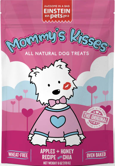 Einstein Pets Mommy's Kisses Dog Treat 6oz-Four Muddy Paws