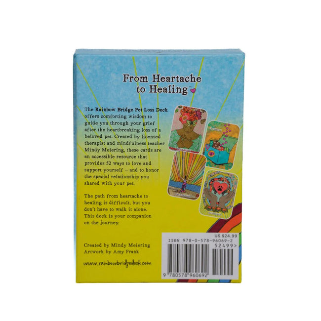 Ellie Girl's Rainbow Bridge Pet Loss Deck-Four Muddy Paws