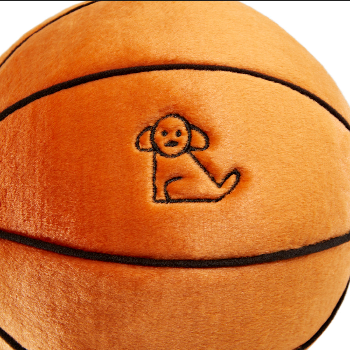 Fluff & Tuff Basketball Dog Toy-Four Muddy Paws