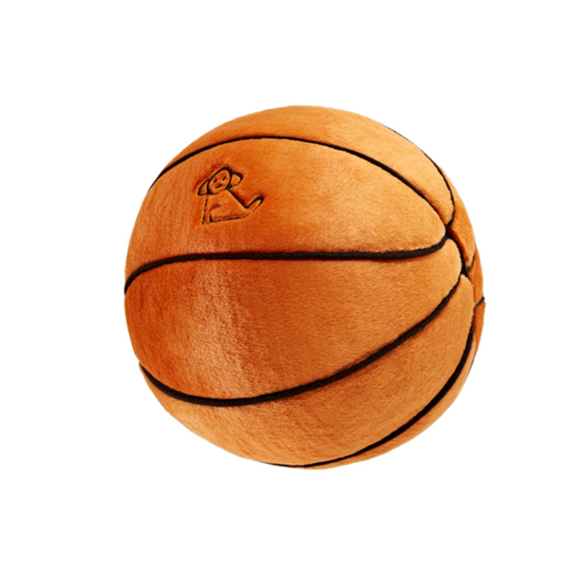 Fluff & Tuff Basketball Dog Toy-Four Muddy Paws