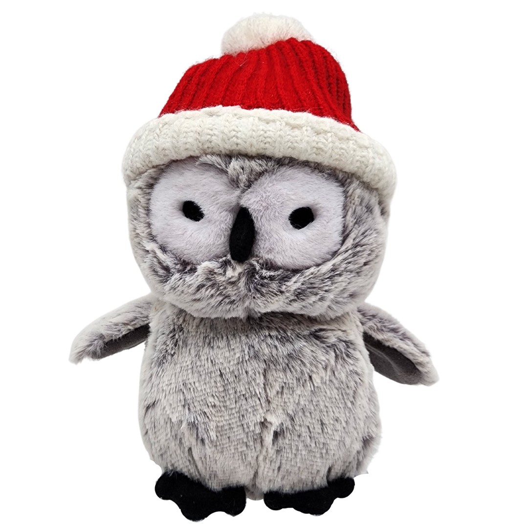 Fluff & Tuff Holiday Frosty Owl-Four Muddy Paws