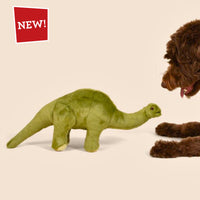 Fluff and Tuff Emily Brontosaurus Dog Toy-Four Muddy Paws