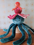 Fluff and Tuff Squirt Octopus Dog Toy-Four Muddy Paws