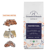 Foster Fuel Blend Whole Bean Coffee 12oz-Four Muddy Paws