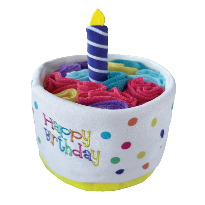 FouFIT Birthday Cake Snuffle Dog Toy Unisex-Four Muddy Paws