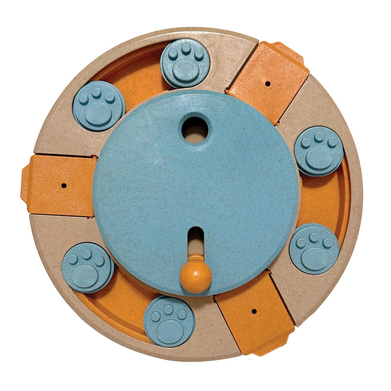 FouFIT Hide 'n Seek Multi Play Turntable Puzzle Toy-Four Muddy Paws