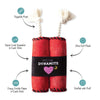 Fringe Youre Dynamite Plush Dog Toy-Four Muddy Paws